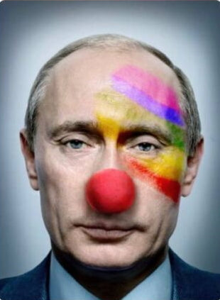 Clown Putin LGBTQ