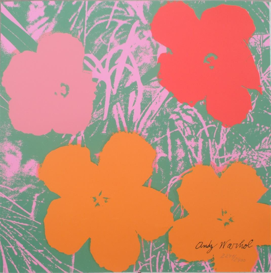 Andy Warhol Flowers Lithographs