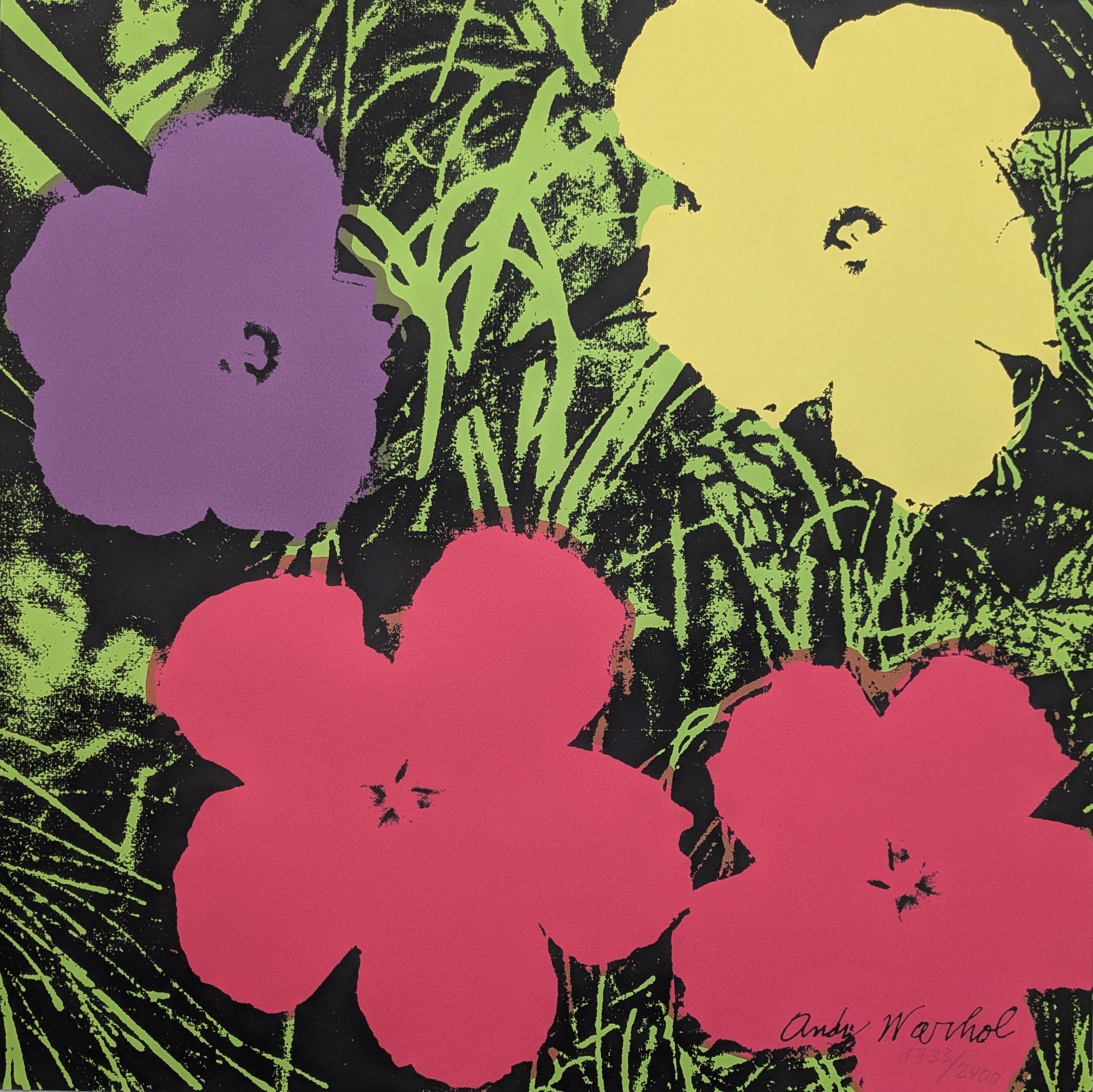 Andy Warhol Lithograph Flowers – newPOPart Gallery