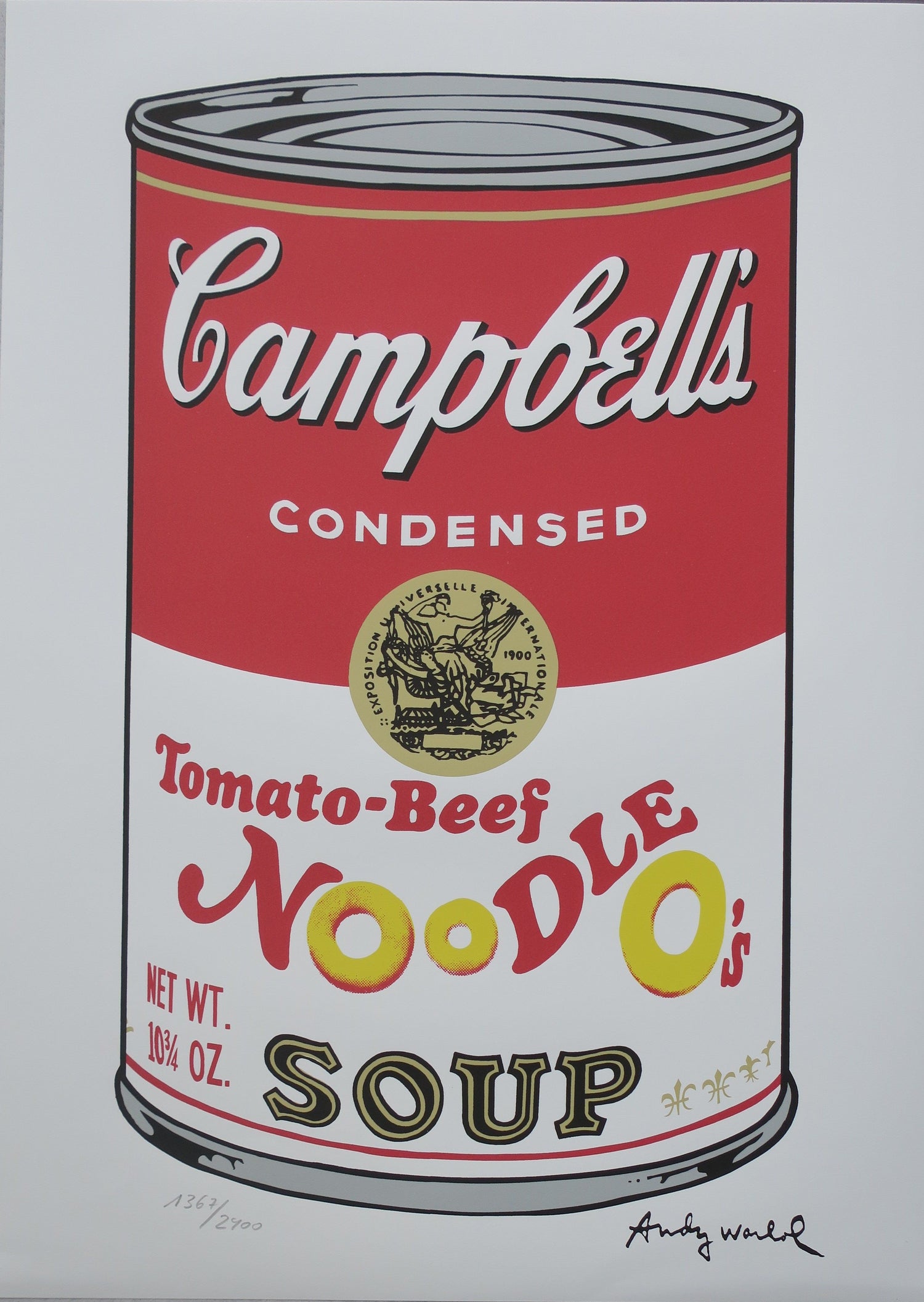 Andy Warhol Campbell's Soup Noodle Lithograph
