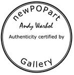 newPOPart Gallery authentcation stamp