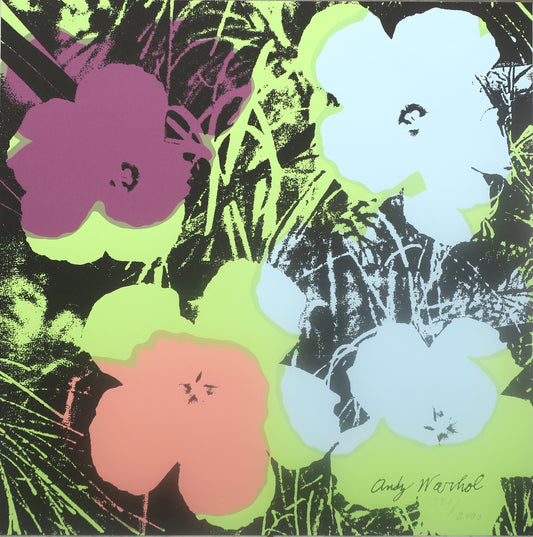 Flowers II.64 351 Andy Warhol litbograph