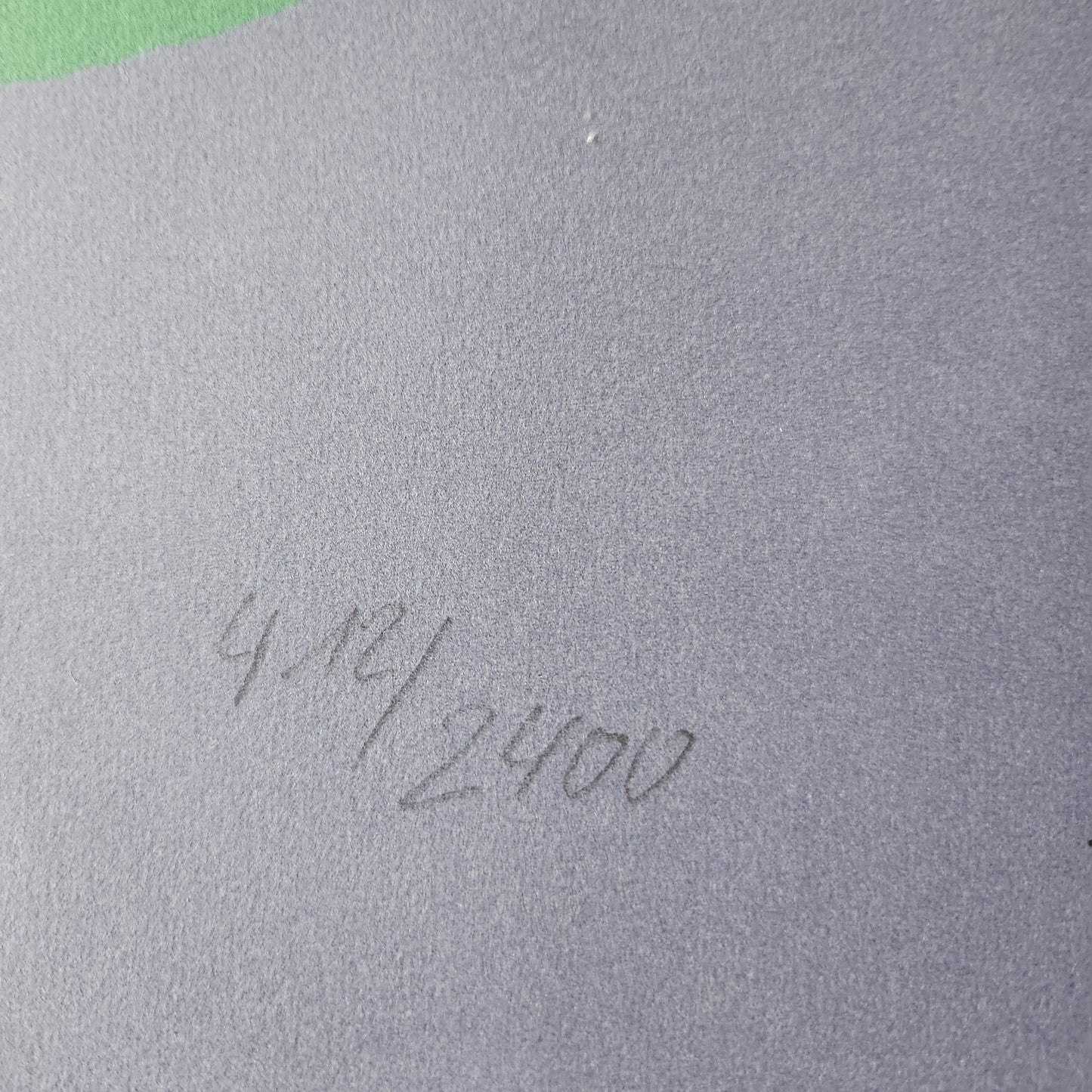 Mao lithograph edition number CMOA