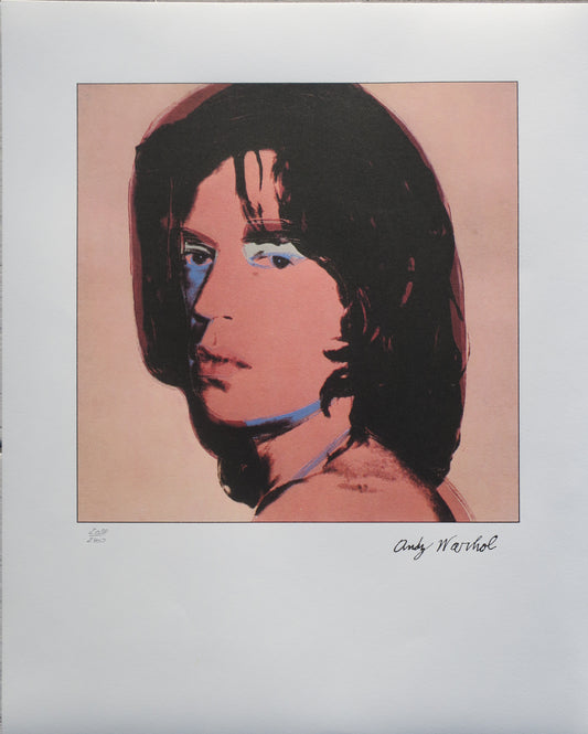 Andy Warhol Portraits Mick Jagger