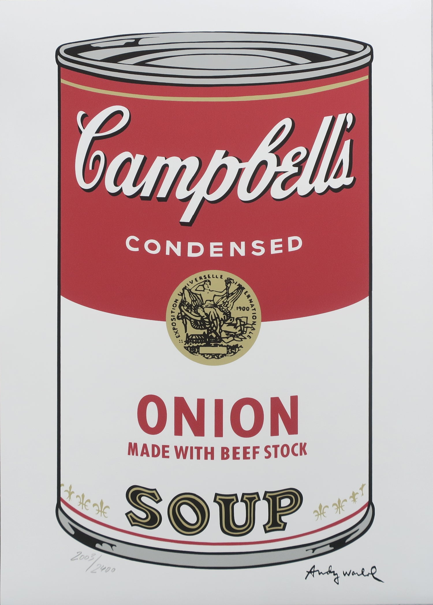 Andy Warhol Onion Lithograph 2400