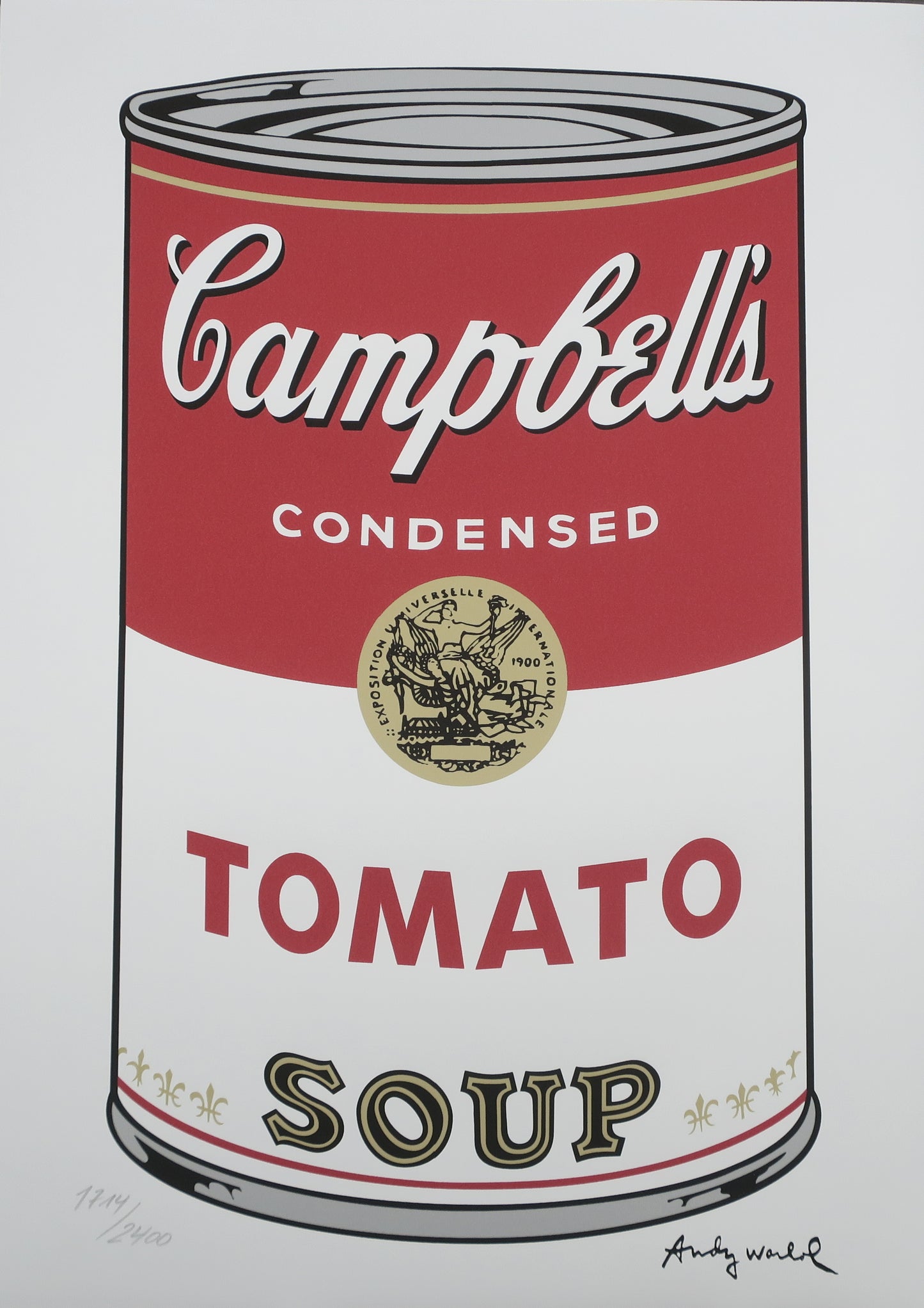 Andy Warhol TOMATO Campbell's Soup 2400/1714