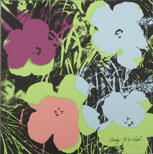 Andy Warhol Flowers limited edition