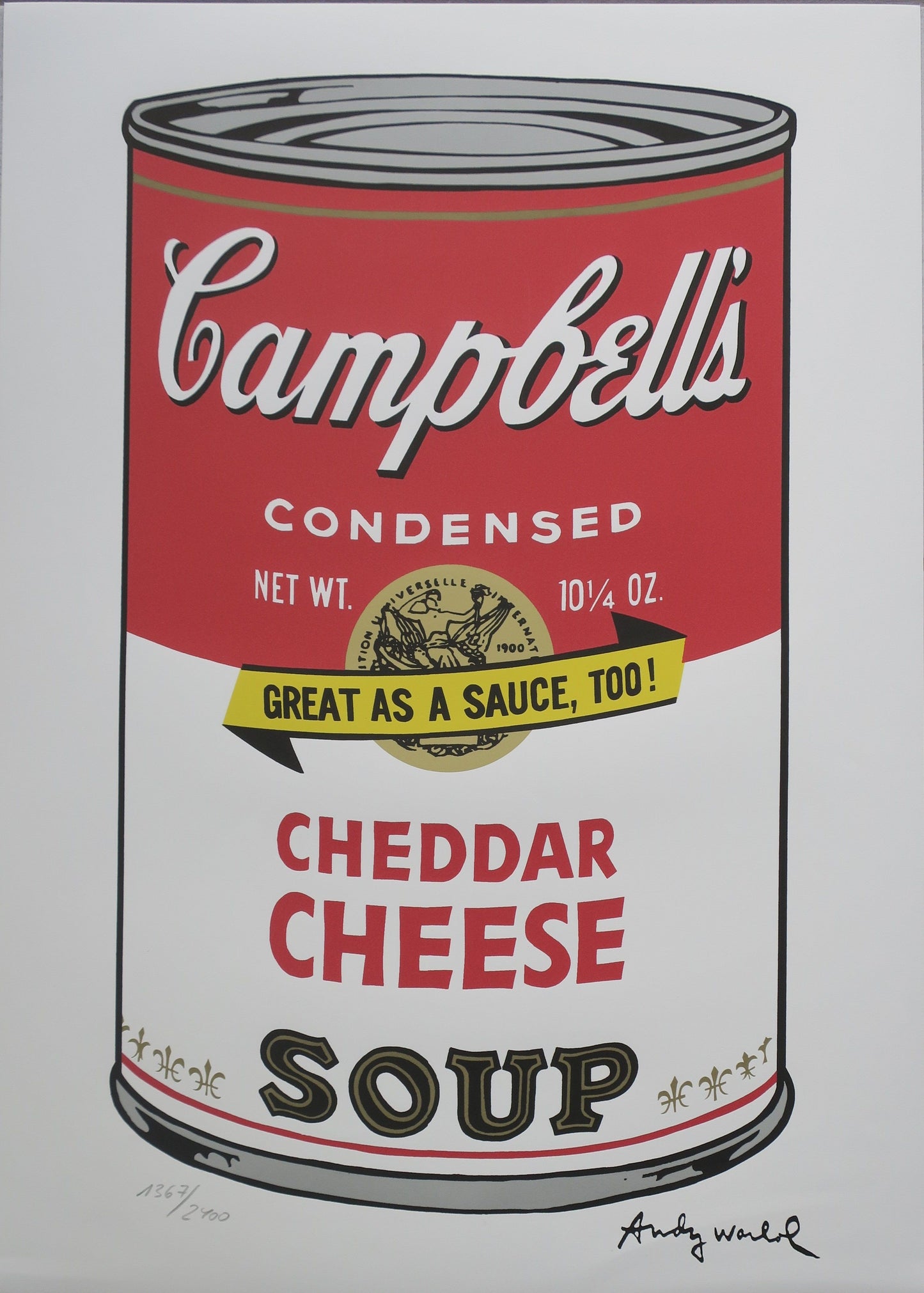 Andy Warhol Campbell's Soup Cheddar Cheese Lithograph