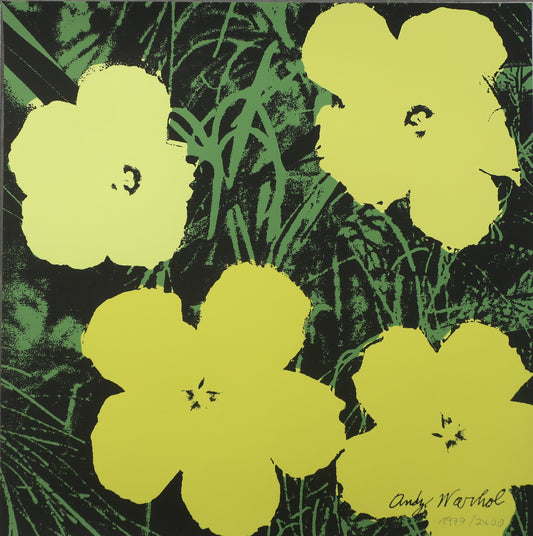Andy Warhol Lithograph Flowers