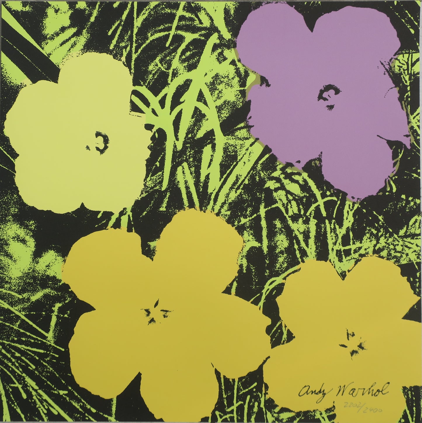 Andy Warhol Flowers Lithograph 