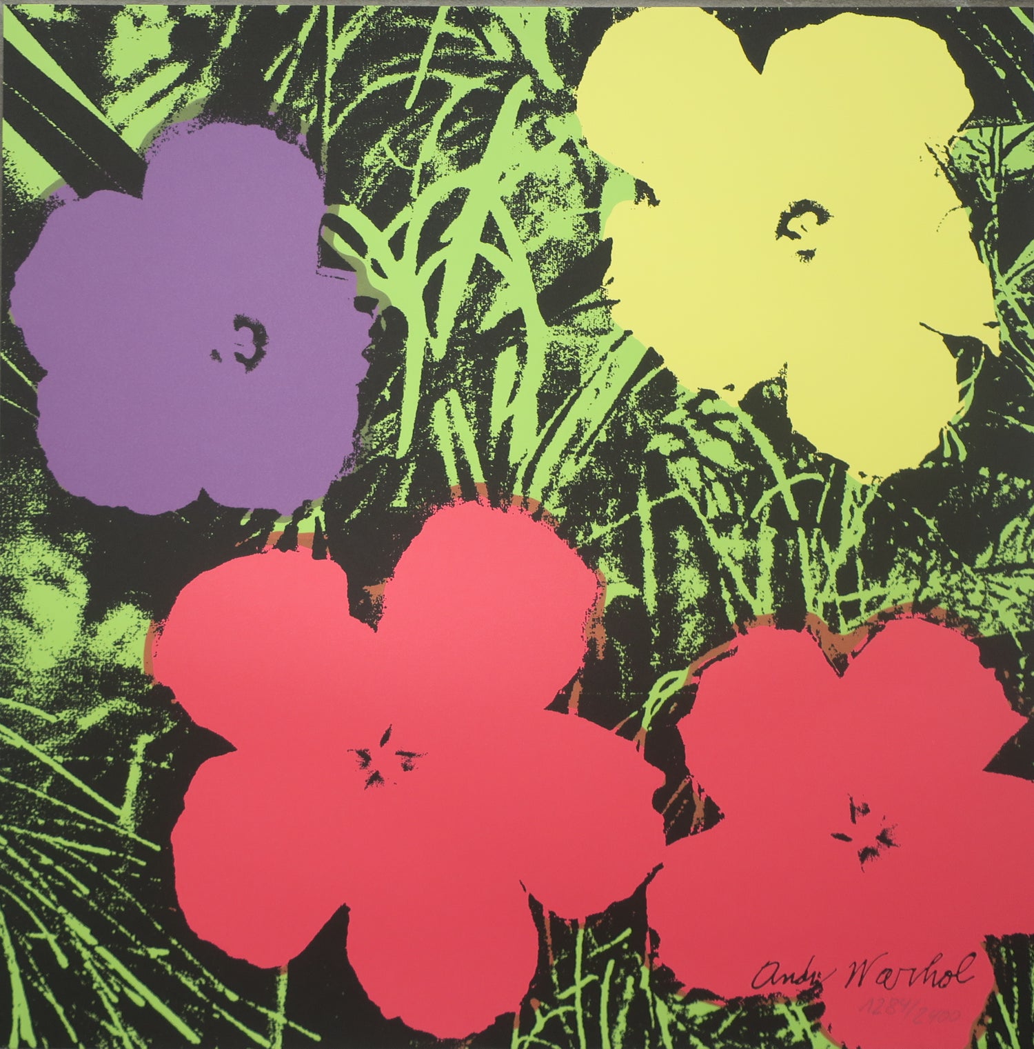 Andy Warhol Flowers 73 Lithograph
