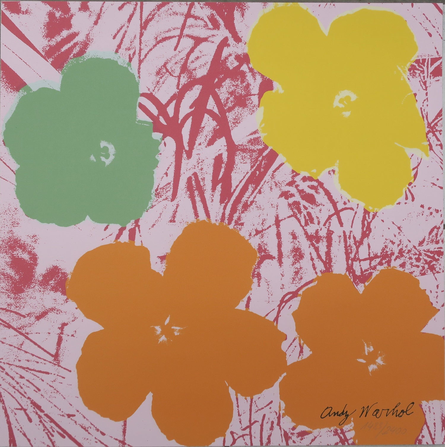 Andy Warhol Flowers Lithograph