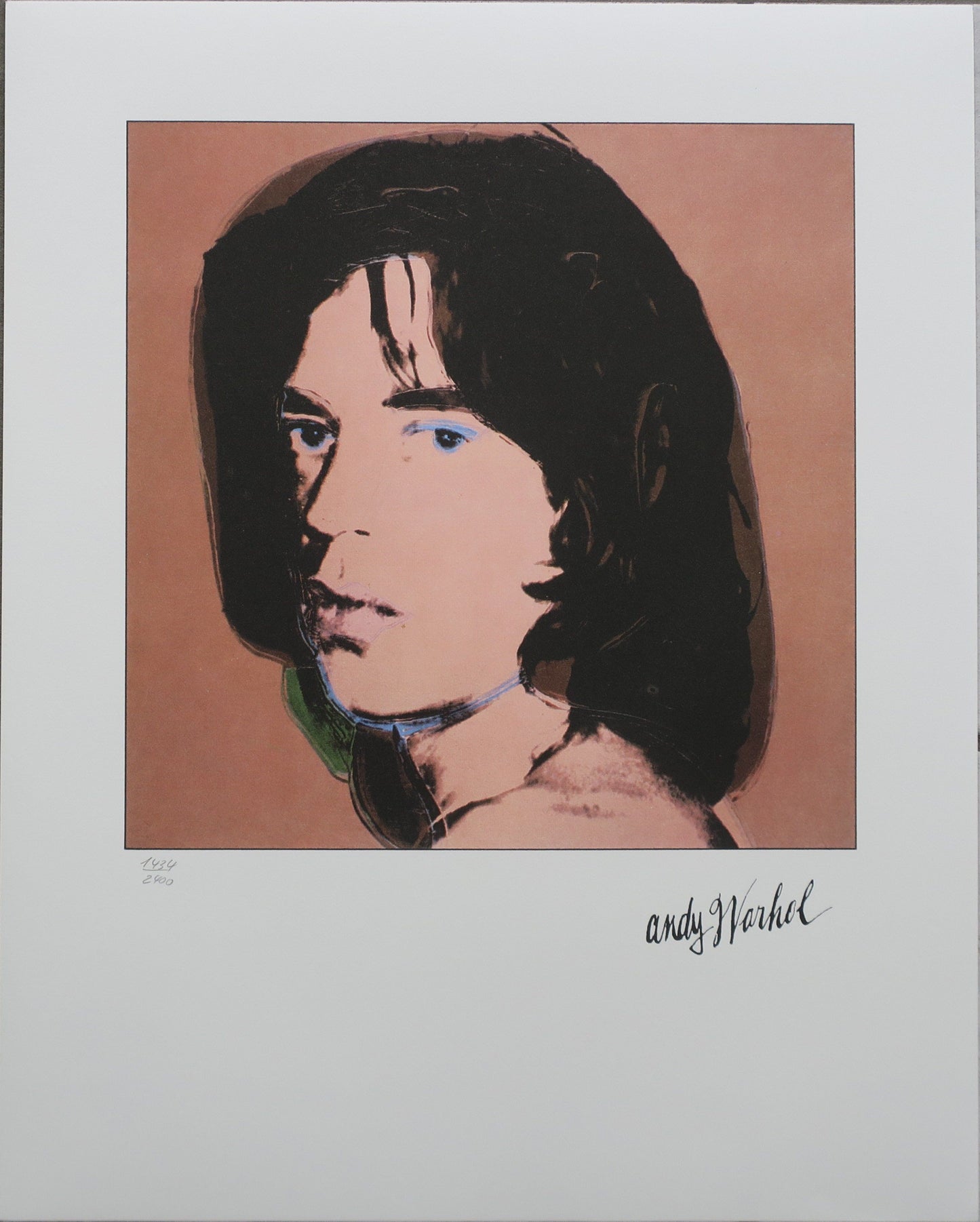 Andy Warhol Mick Jagger Lithograph