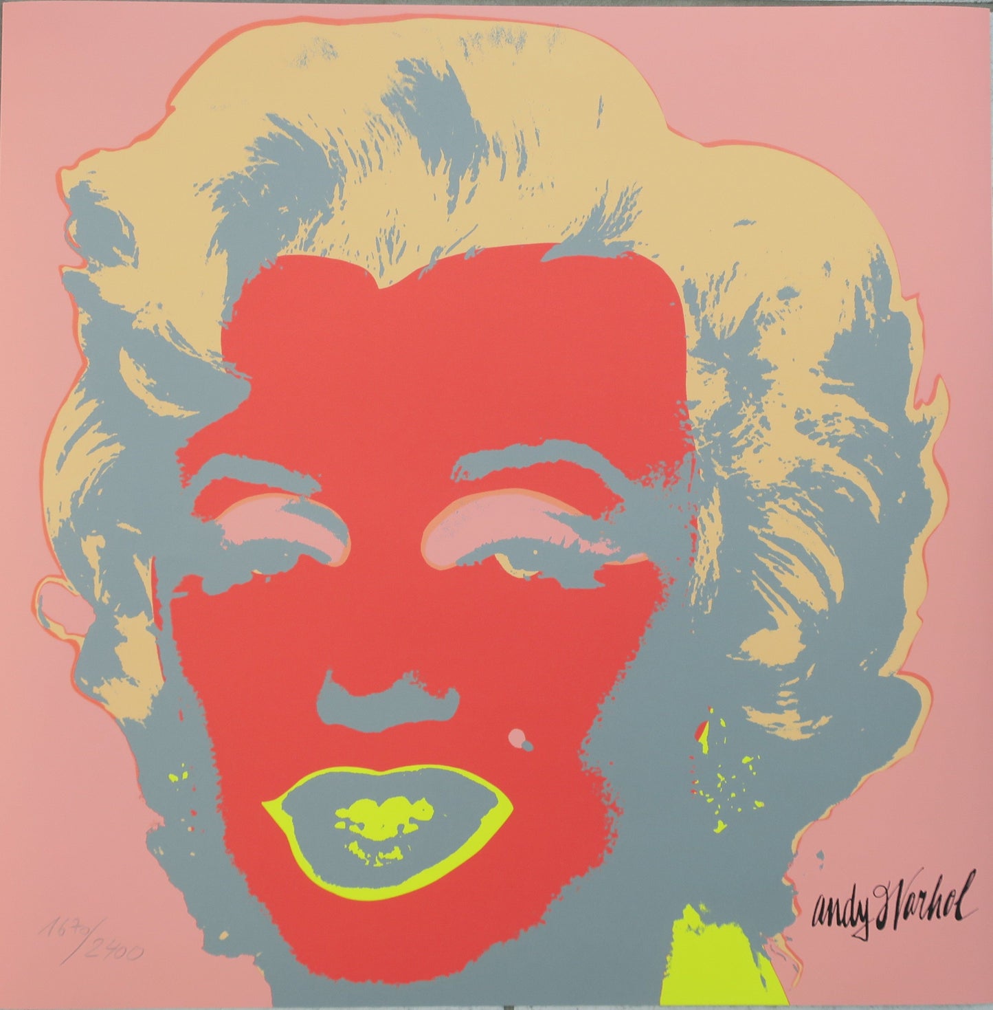 Andy Warhol signed Lithograph Marilyn