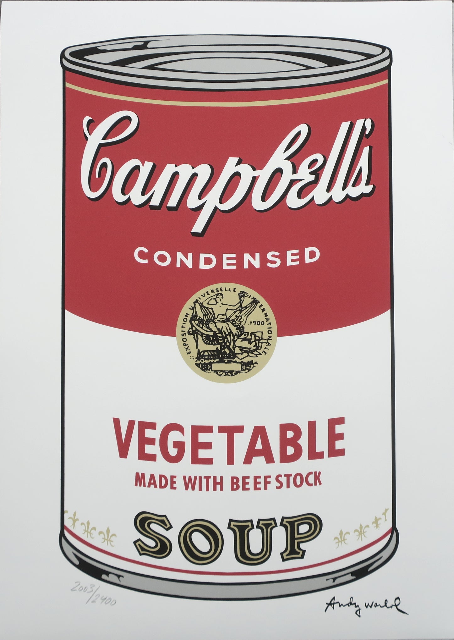 Andy Warhol Vegetable Lithograph 2400 edition