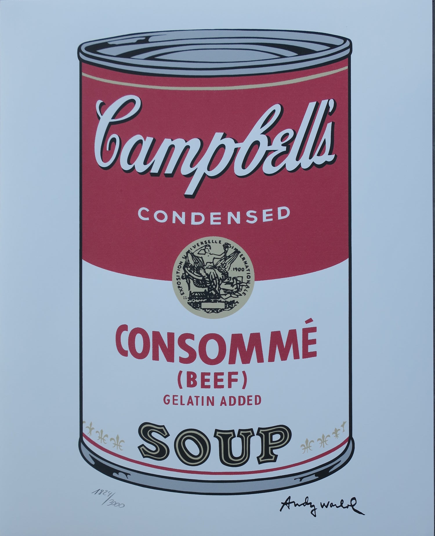 Andy Warhol Campbell's Soup Consommé Lithograph