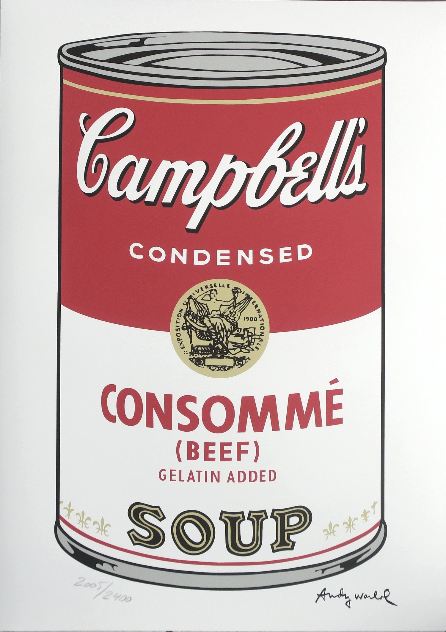 Andy Warhol Consommé lithograph