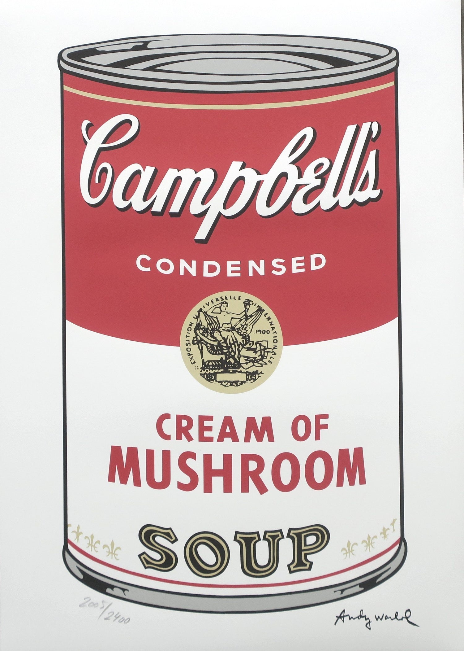 Andy Warhol Cream of Mushroom print