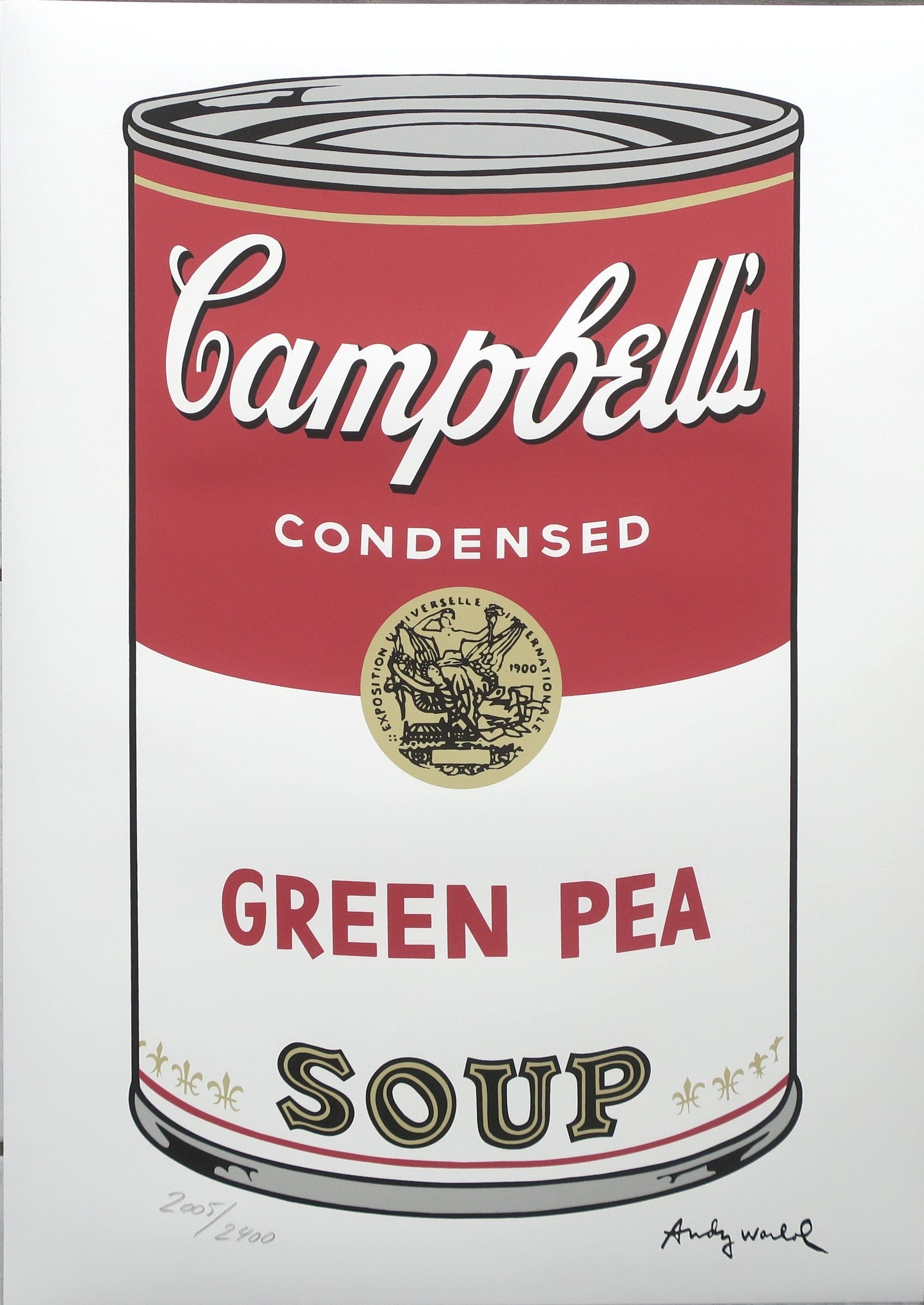 Andy Warhol Green Pea signed print