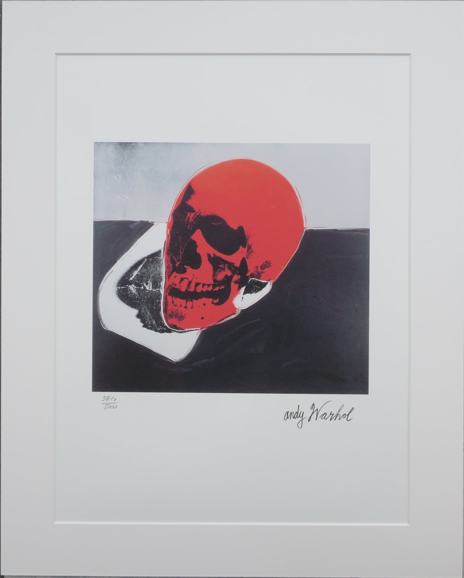 Andy Warhol Skull Lithograph