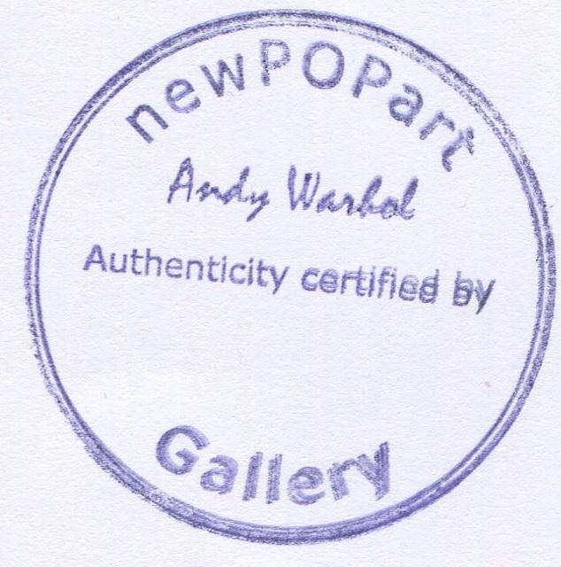 Authentication stamp newPOPart Gallery